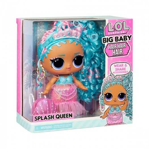 L.O.L. Surprise!  Big Baby Hair – Королева Всплеск русалочка кукла лол