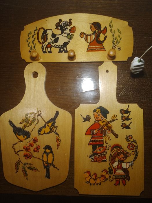 Новые Кухонные доски и Детская вешалка времён СССР Черновицкая Фабрика