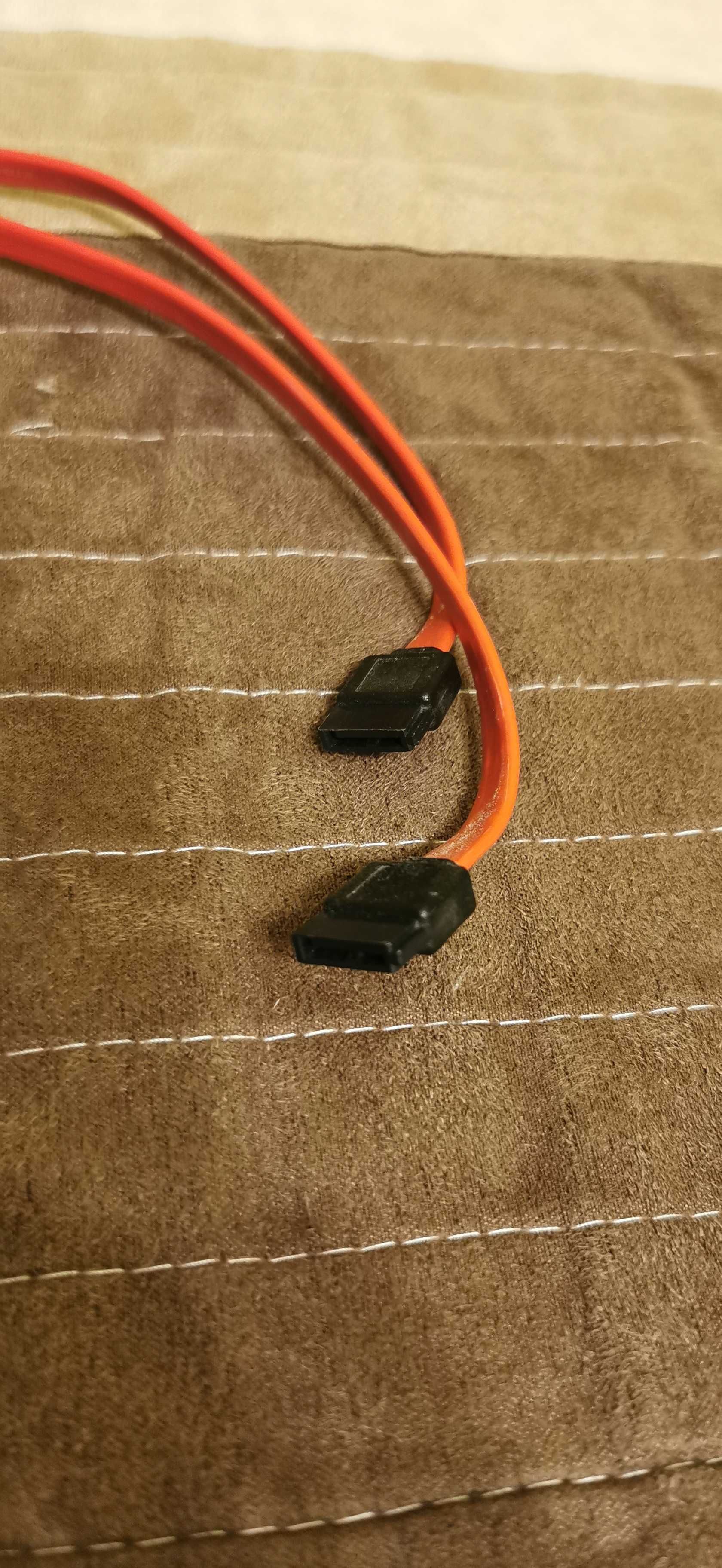 2x Sata kabel PC wyjście z obudowy 45cm (jak nowe)