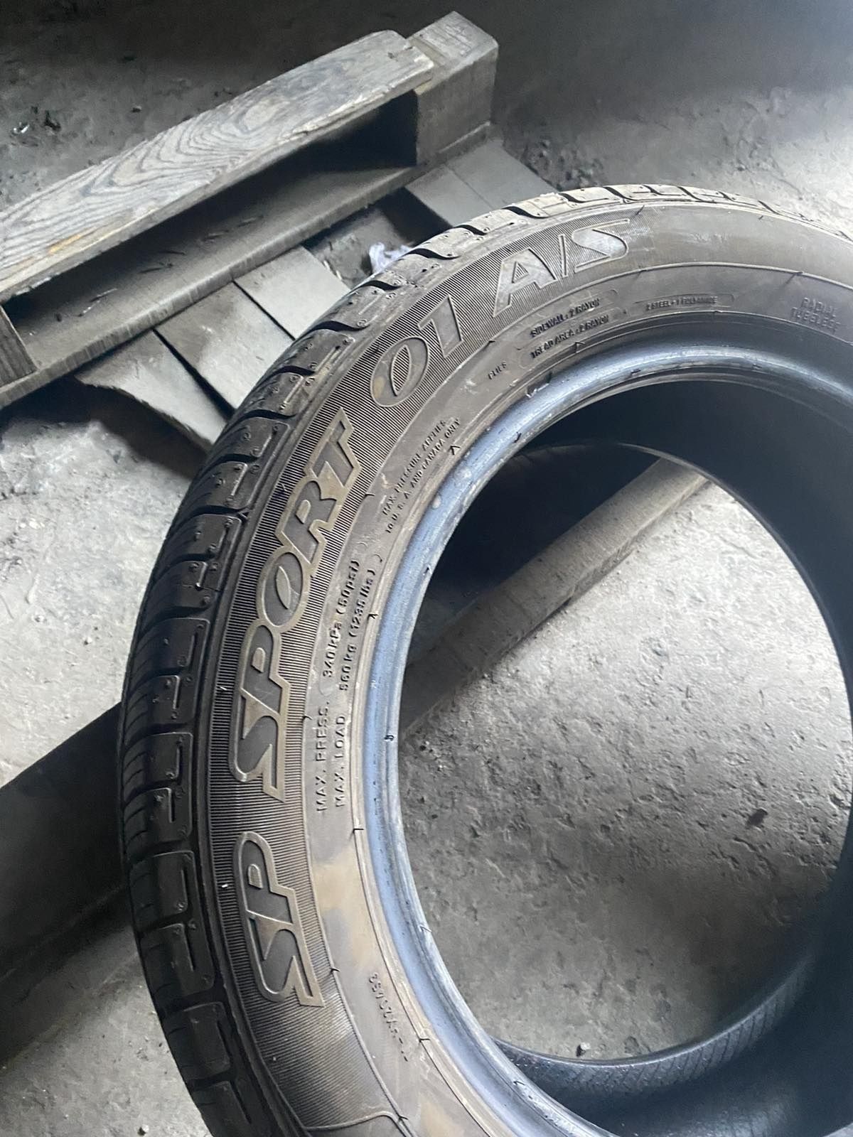 185.60.15 Dunlop 4шт лето БУ склад шины резина из Европы 60 R15