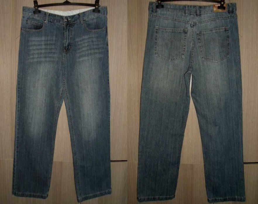 мужские джинсы  W 34/36 L 32-34 пояс 92-94-96 см