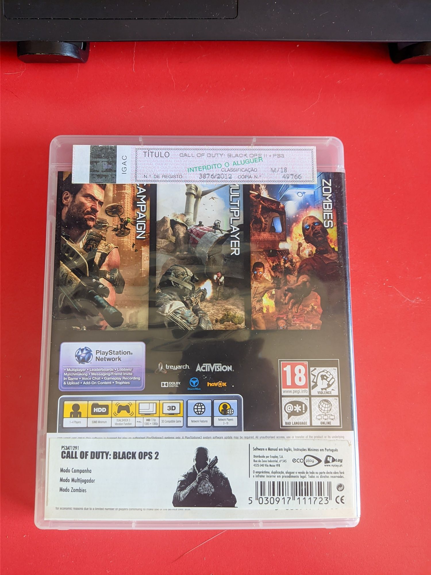 Jogo PS3 - Call of Duty Black Ops II
