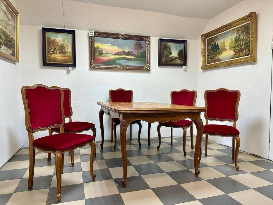 Стіл розкладний стол 2994 стільці дерево 2208