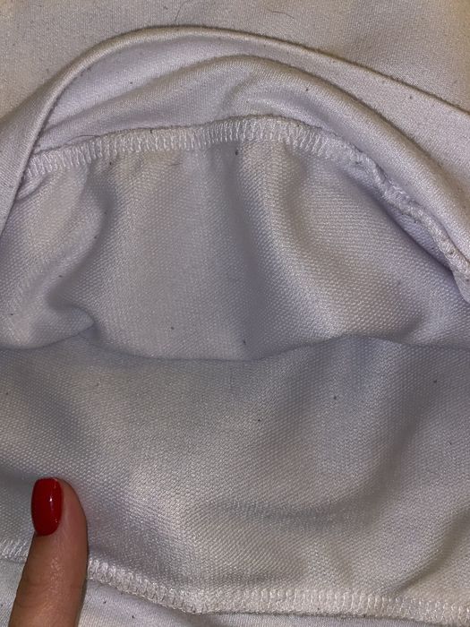 Кофта худі біла двохнитка