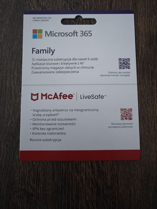 Microsoft 365 ,McAfee