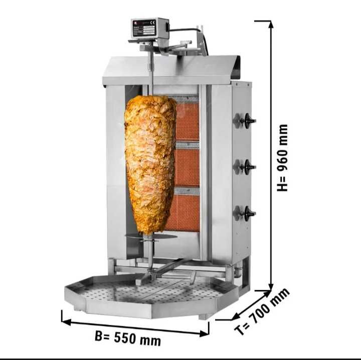 Maq. De kebab
Marca Potis
+ Faca elétrica