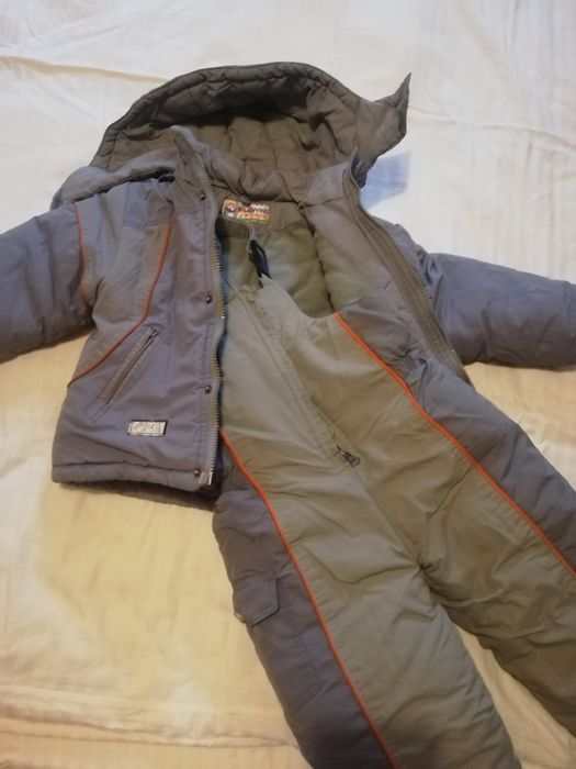 Теплий дитячий комбінезон Куртка+штани