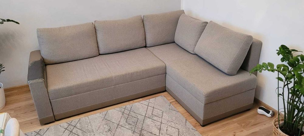 narożnik z funkcją spania