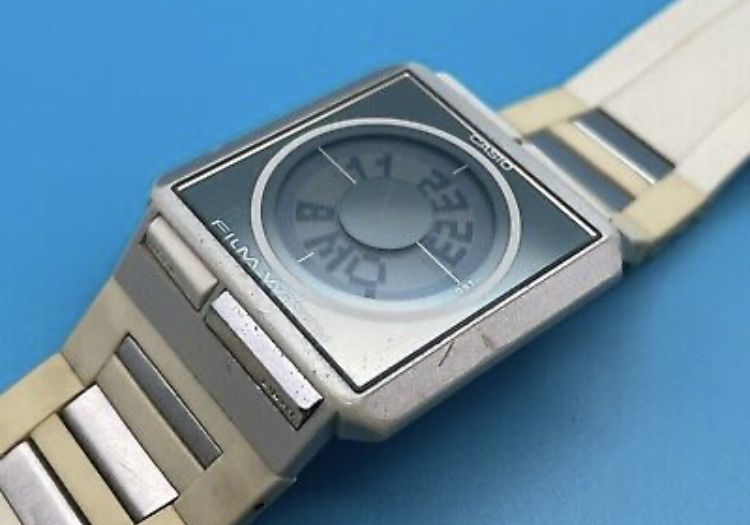 CASIO FS-02 ZEGAREK FILMOWY VINTAGE lcd zegarek cyfrowy - LATA 80-TE