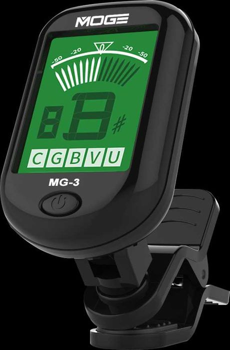 Tuner / Stroik MG-3 / do gitary, basu, skrzypiec, ukulele + BATERIA