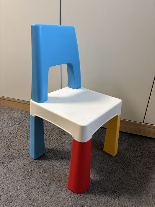 Стіл і стілець дитячий для лего занятт піску