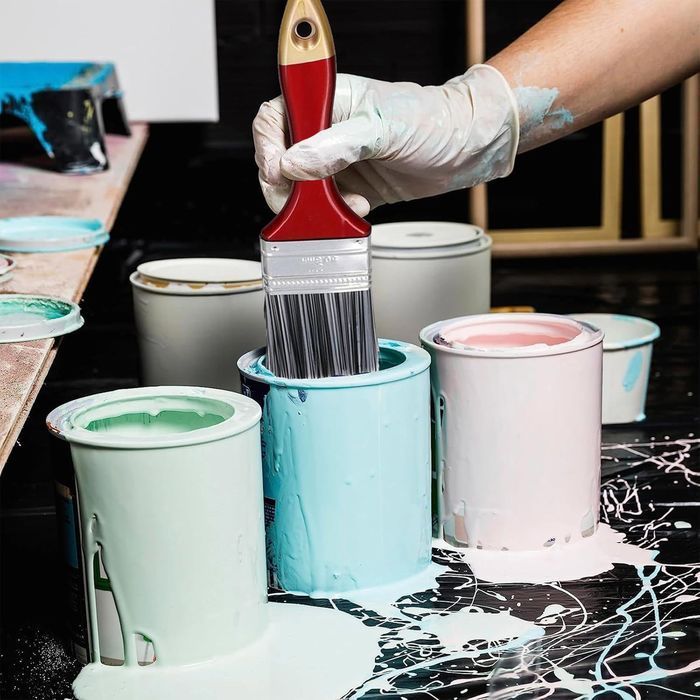 Pędzel do Malowania Ścian Sufitów Drewna Angielski Szeroki Płaski