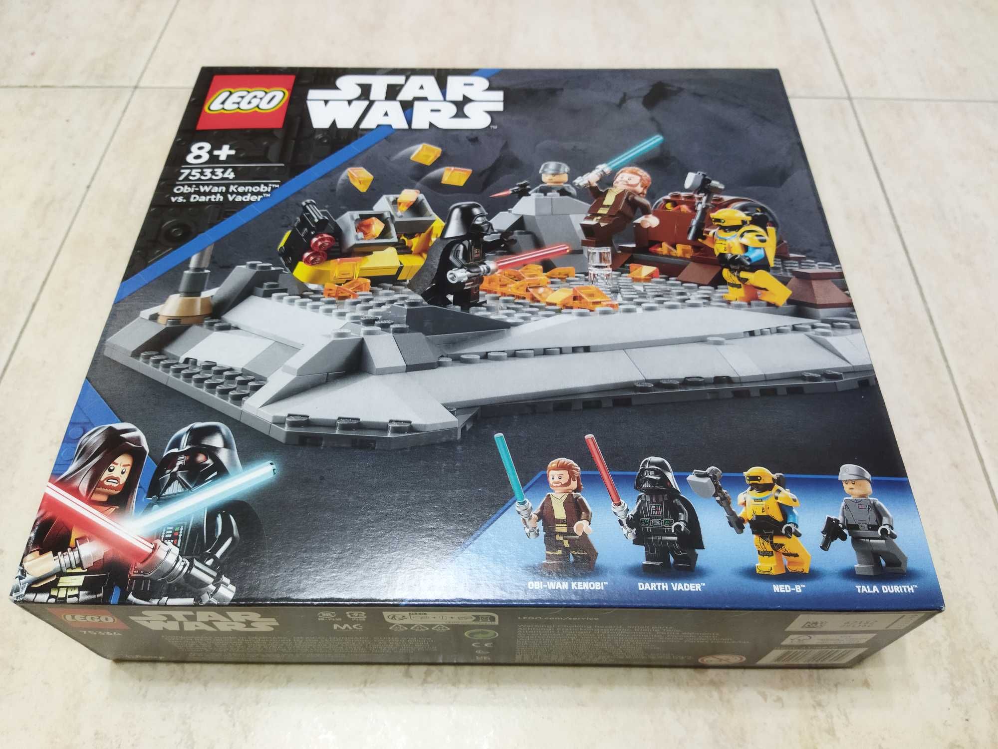 75334 Lego Star Wars - Obi-Wan Kenobi vs. Darth Vader