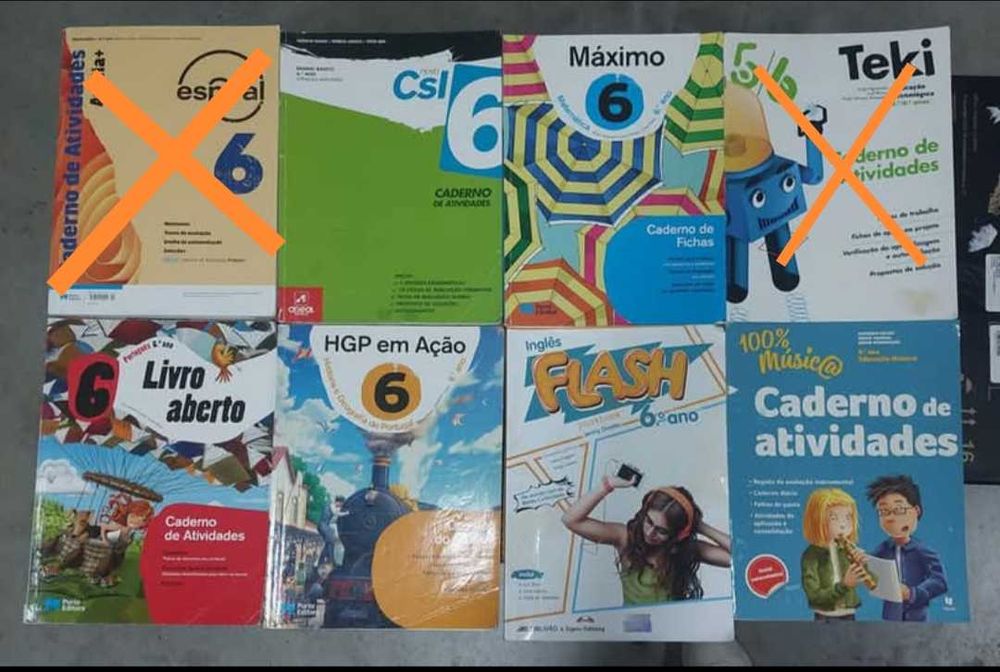 Manuais Escolares e Livros de Fichas 5° e 6° ano