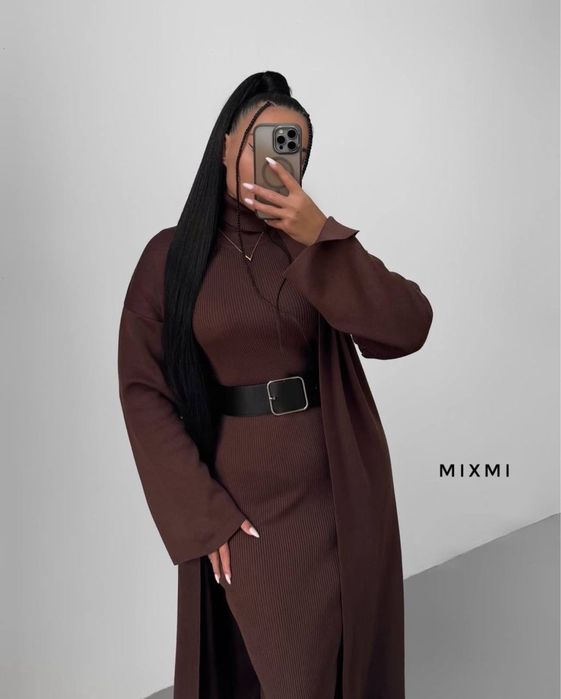 Женский кардиган+платье кардиган Ангора