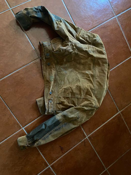 casaco antigo castanho tamanho m