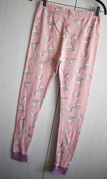 Dwuczęściowa piżama 152 158 bawełniana komplet bluza spodnie ciepła