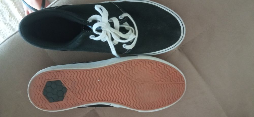 Sapatilhas 42 básica preta tecido