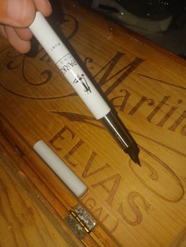 Caneta Parker sem tinta