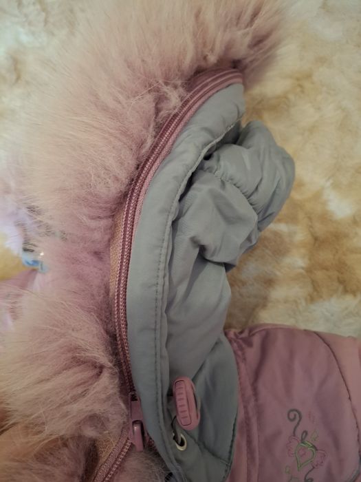 Дитячий зимовий комбінезон з рукавичками та рюкзачком