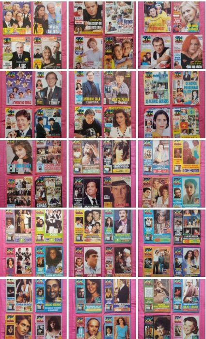 Lote de Revistas (TV Guia, Maria, Eróticas) Cromos, Cassetes,