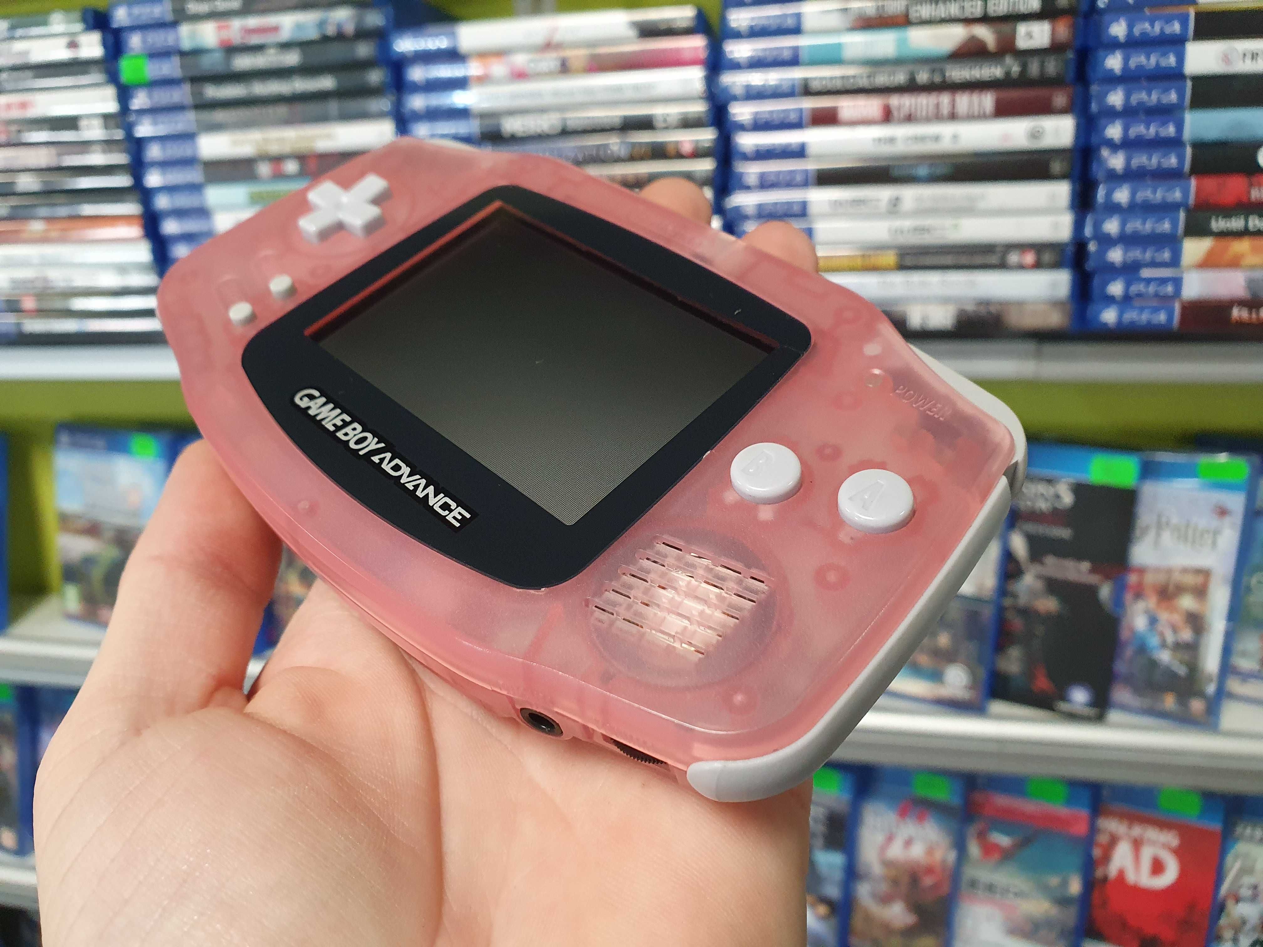 Gameboy Game Boy Advance Fuchsia Pink Stan Kolekcjonerski ZAMIANA