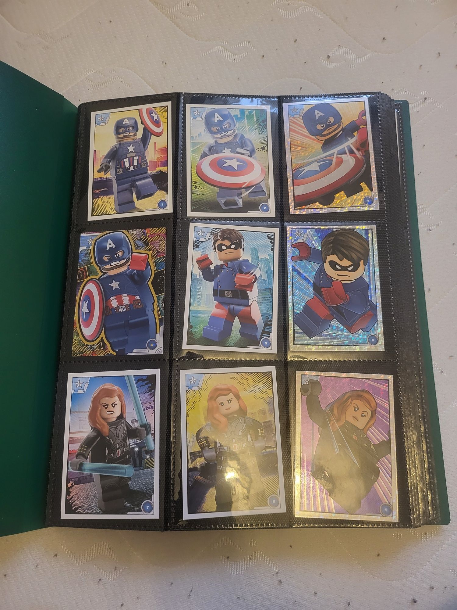 Karty lego Avengers wszystkie karty komplet