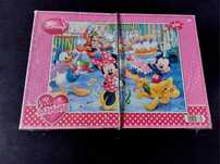 Niespodzianka  Gratis   Puzzle Minnie i przyjaciele na urodzinach 100
