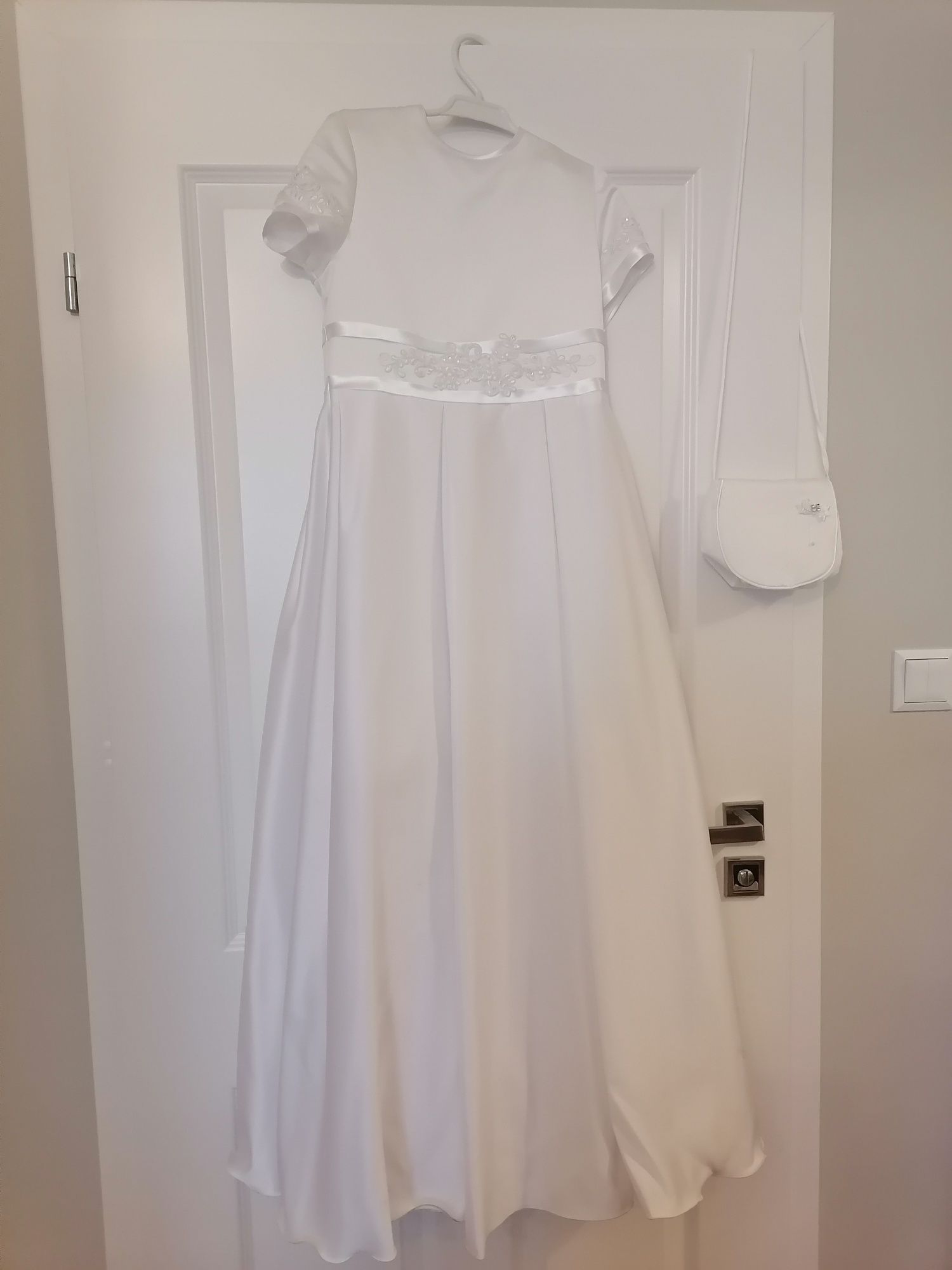 Suknia, sukienka, alba komunijna, biała