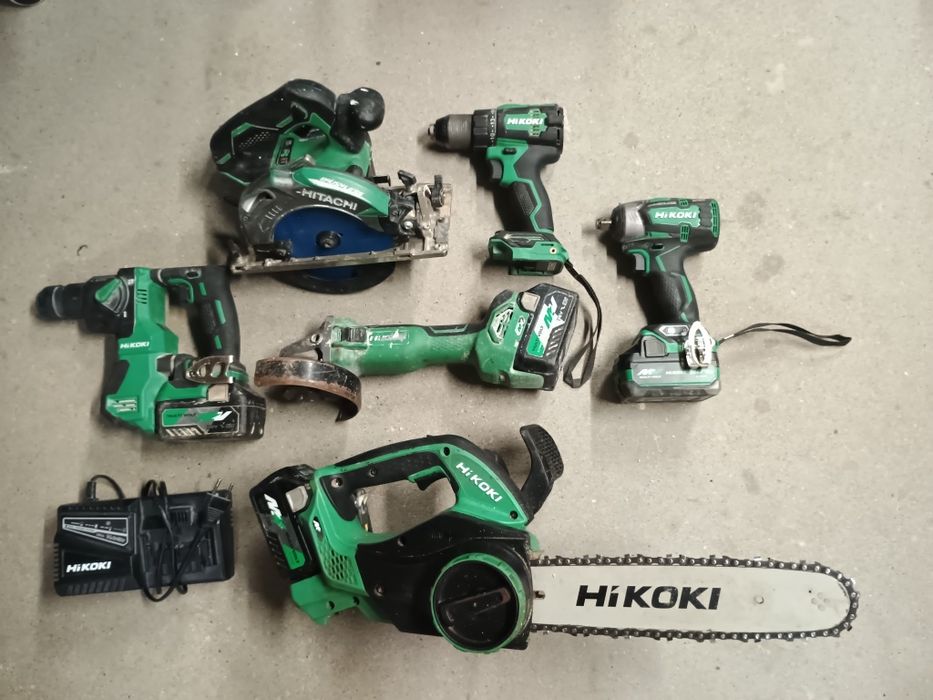 Zestaw narzędzi akumulatorowych Hikoki 36 V multivolt hitachi