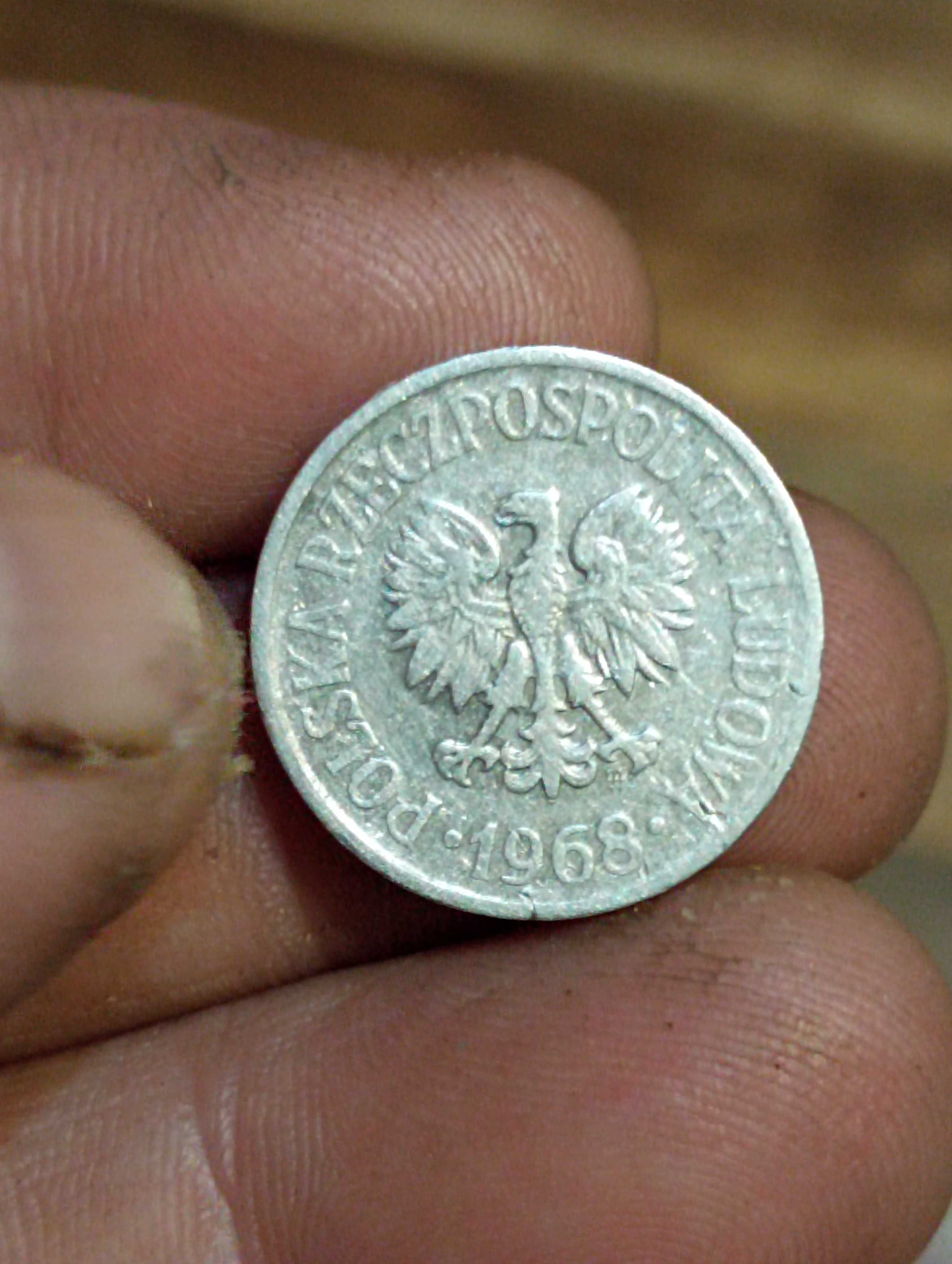 Moneta 20 groszy 1968 rok