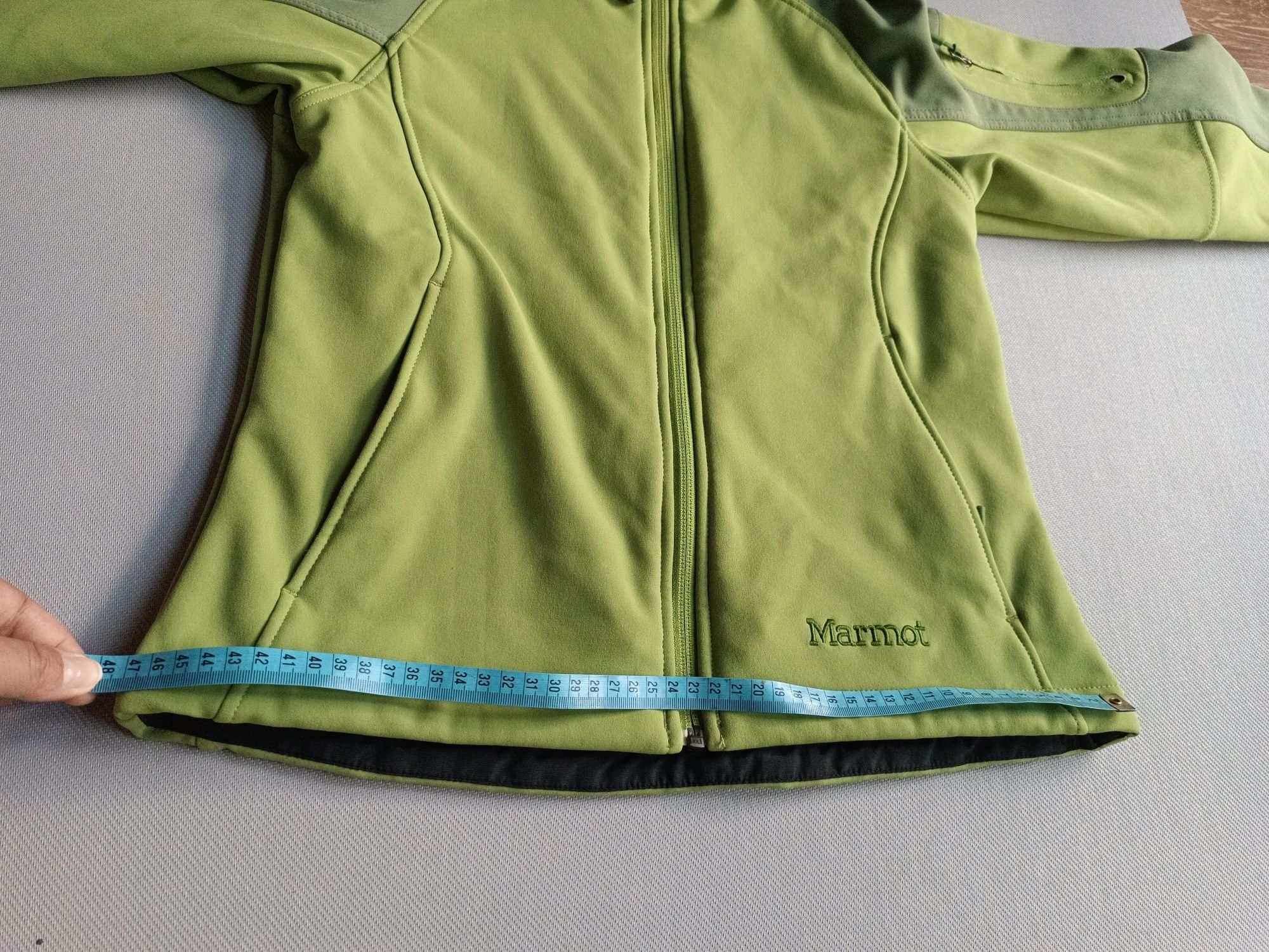 Marmot Softshell rozmiar S/P damska zielona kurtka