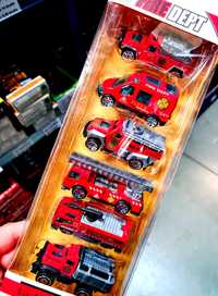 Nowy zestaw Metalowych Autek pojazdy 6 sztuk - zabawki
