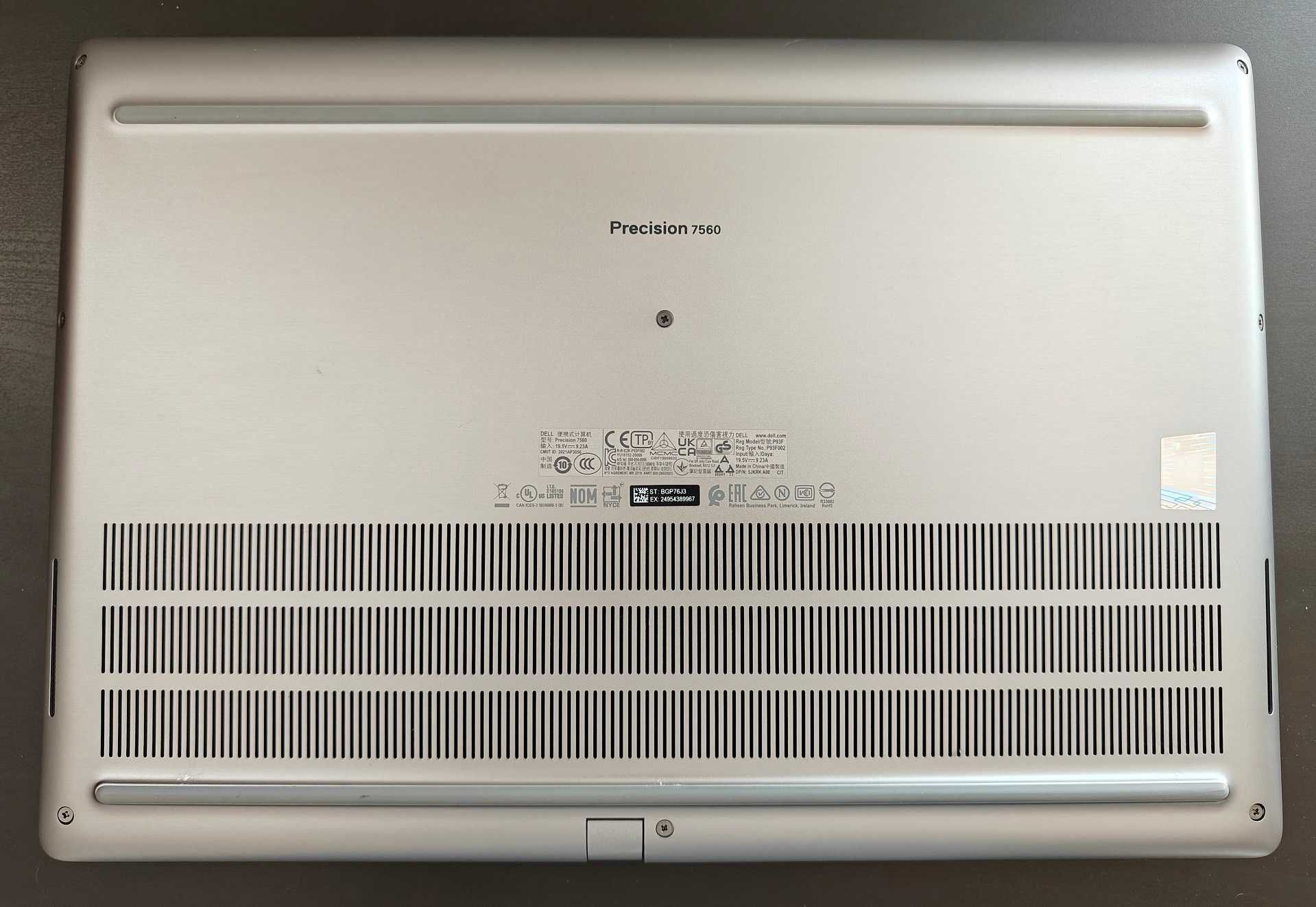 DELL Precision 7560 32GB i7-11850H 1TB SSD NVIDIA RTX A2000 GW