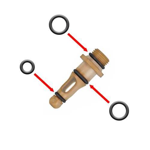 Ремкомплект носика штуцера бойлера уплотнительные кофемашины Saeco