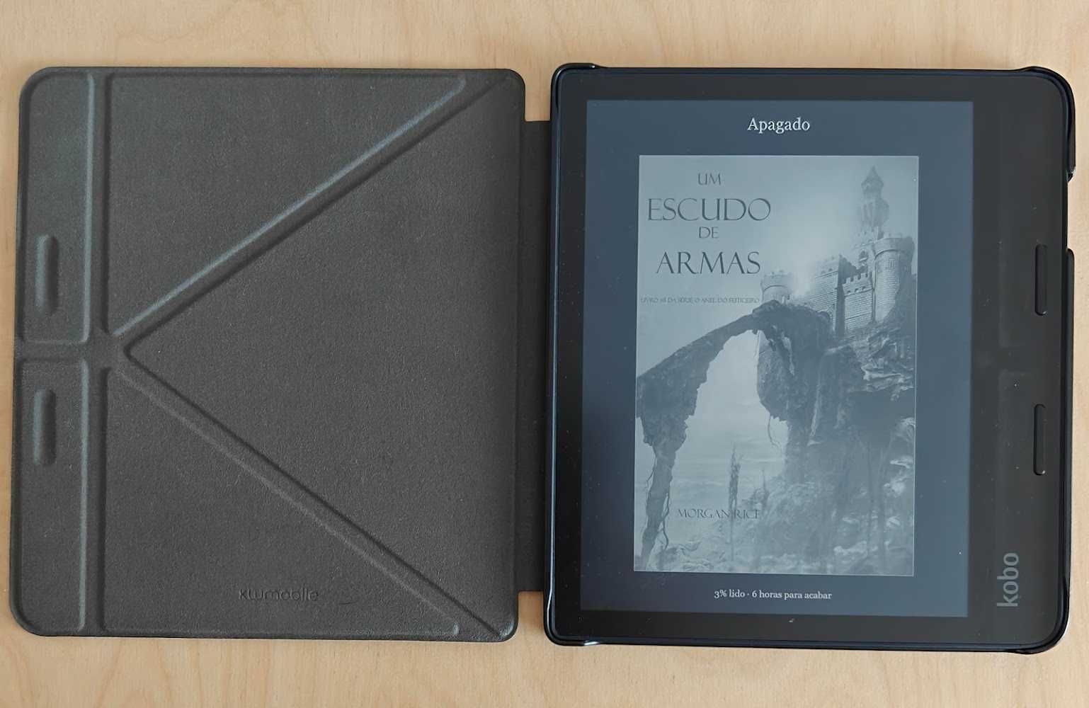 Kobo Sage novo nunca foi usado com capa Wake up/Sleep