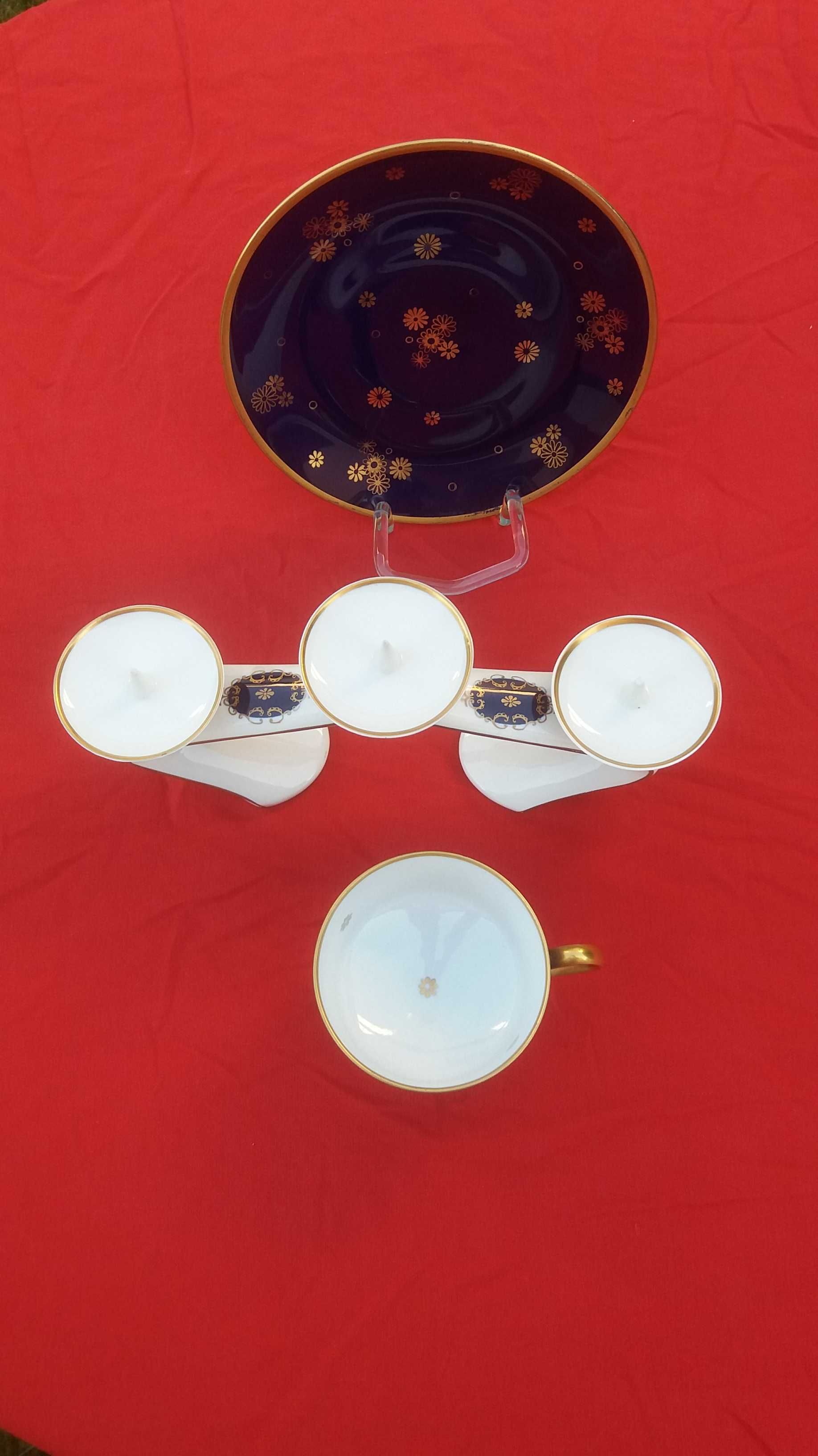 1970-te  Made in NRD ,'' FINE CHINA LICHTE''  Porcelana - Kobalt