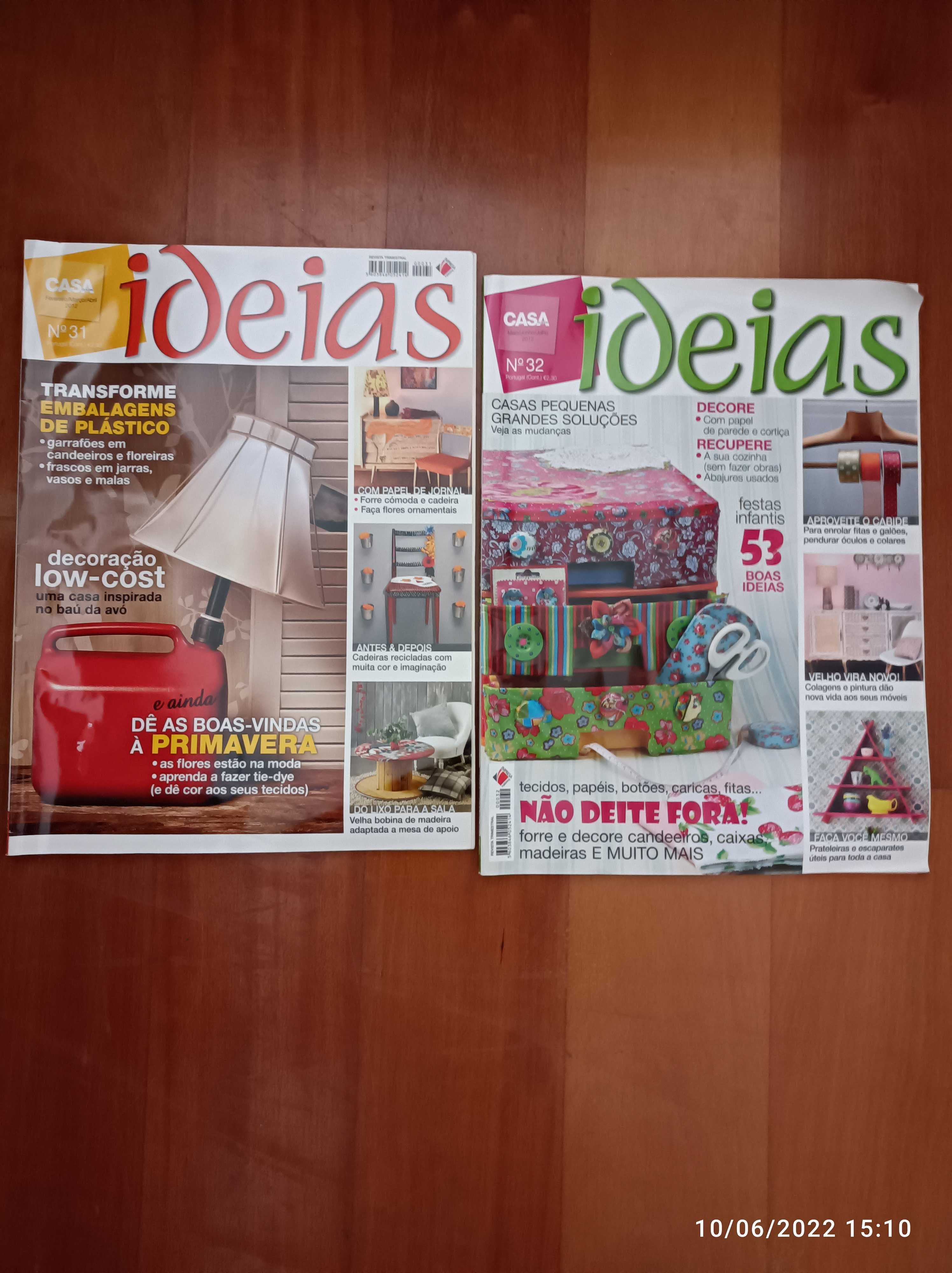 Lotes de Revistas Ideias Casa