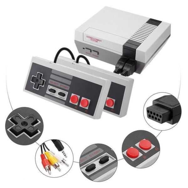 Consola retro AV com 2 comandos 400 jogos