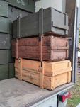 Skrzynia drewniana wojskowa 112x64x43cm na maski NOWA DOSTAWA