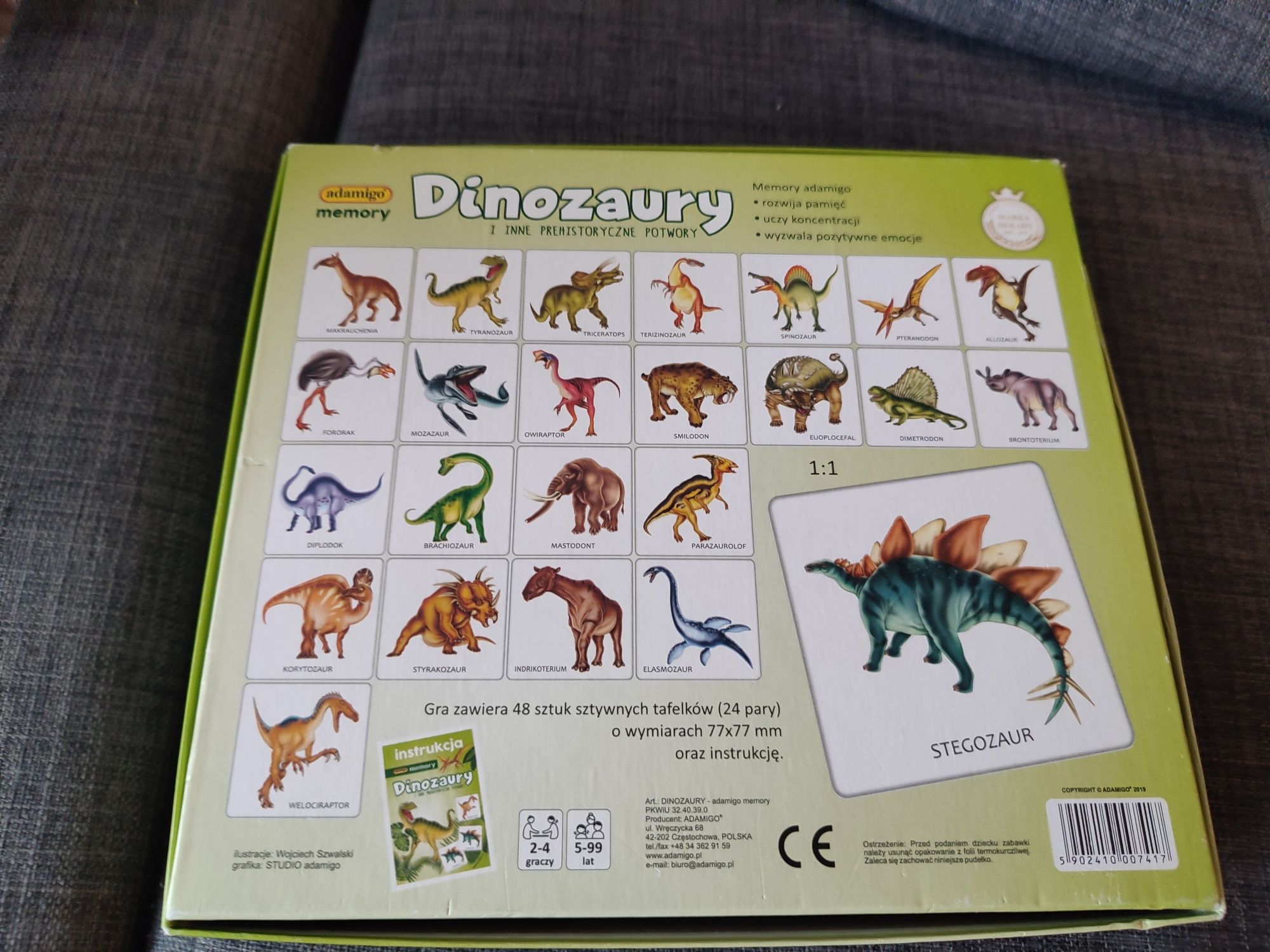 Memory Dinozaury