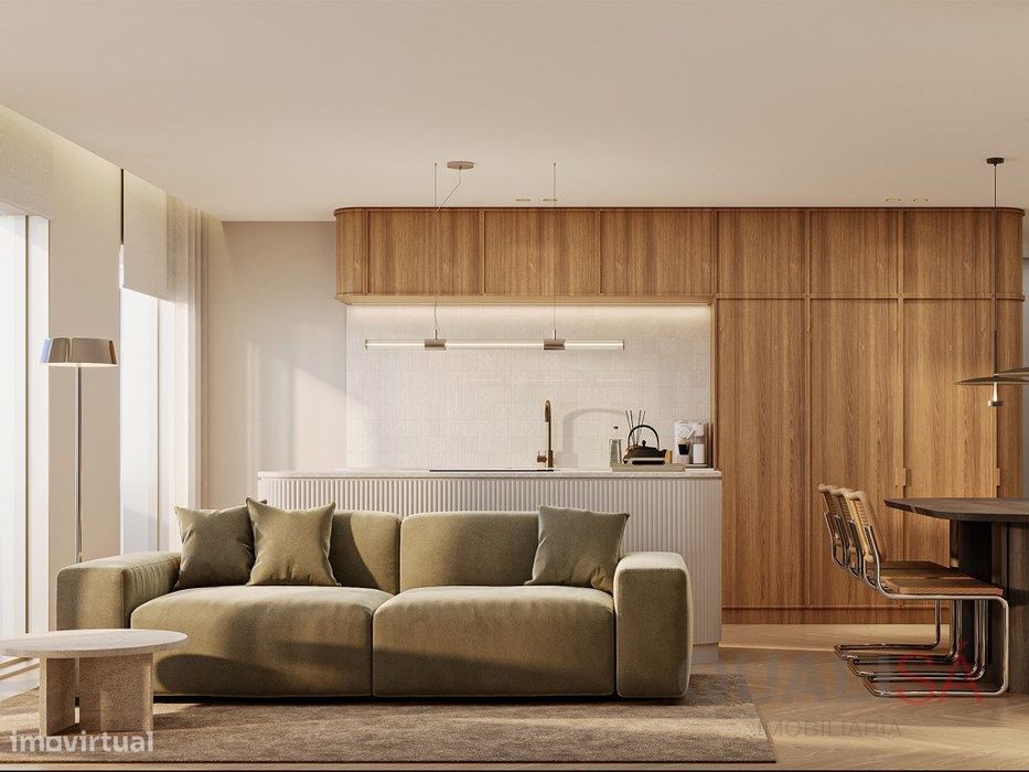 Apartamento T2 duplex novo com varanda e terraço em Maximinos, a 10...