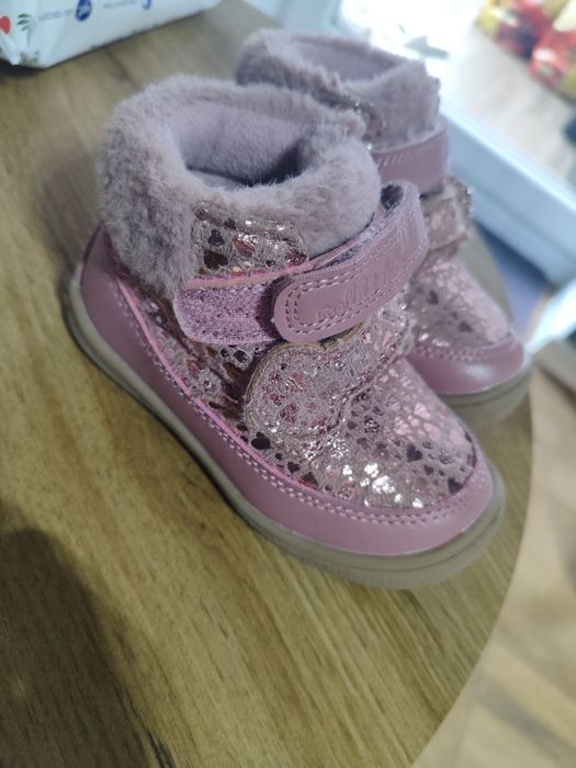 Buty dziecięce zimowe Nelli blu 23 wkładka 14.5