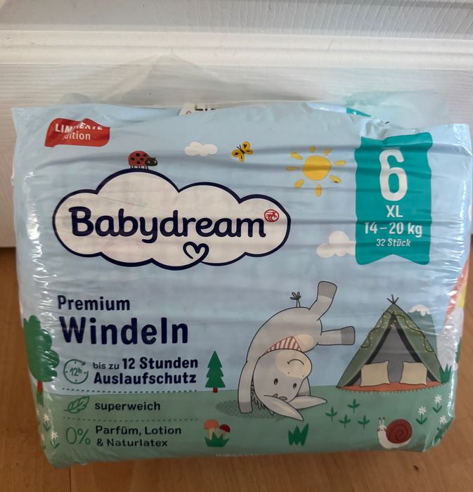 Pieluszki Babydream Premium 6 XL
