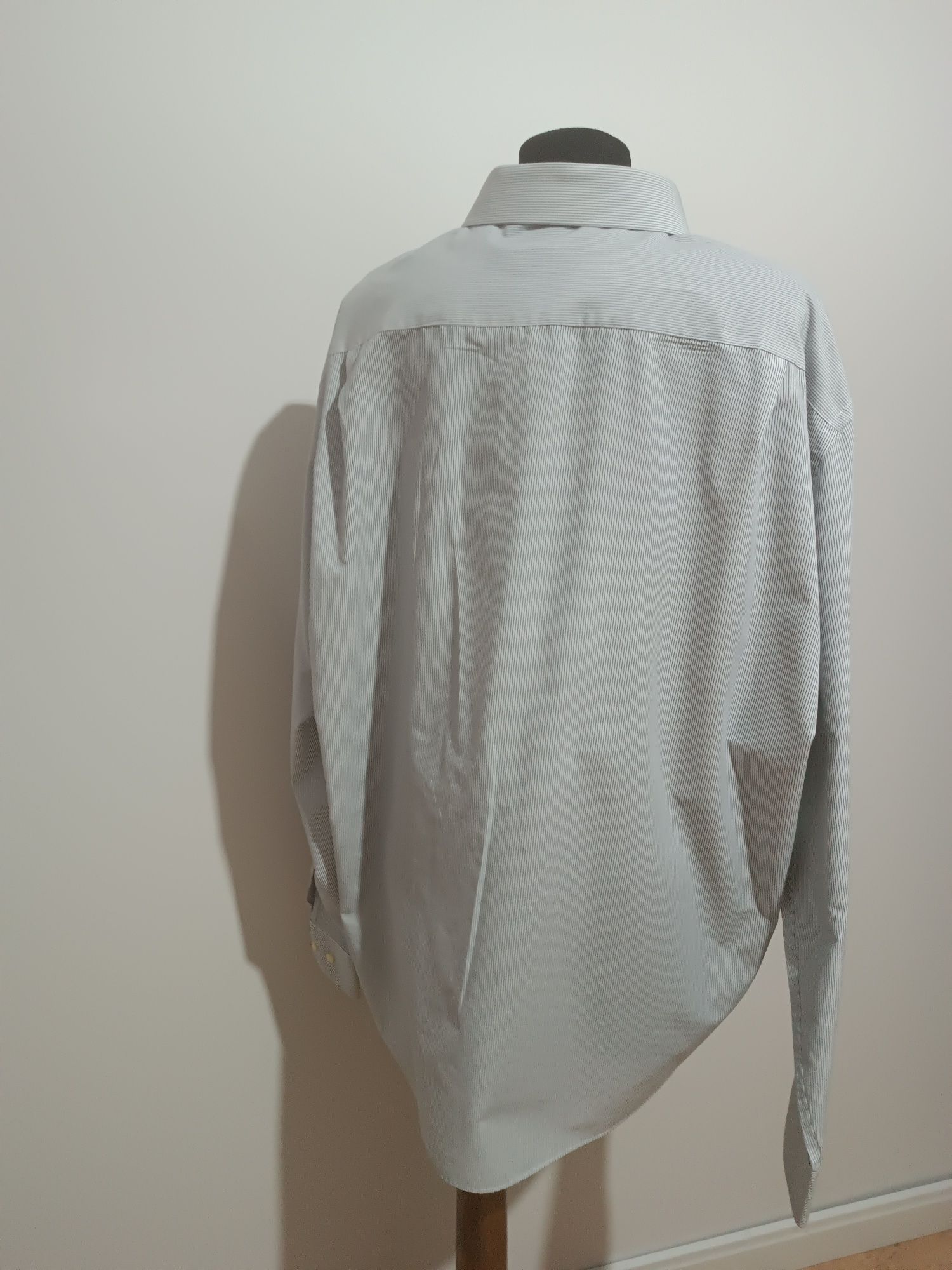 Męska koszula Tailor& Cutter regular fit używana bdb rozmiar 47/19 3XL