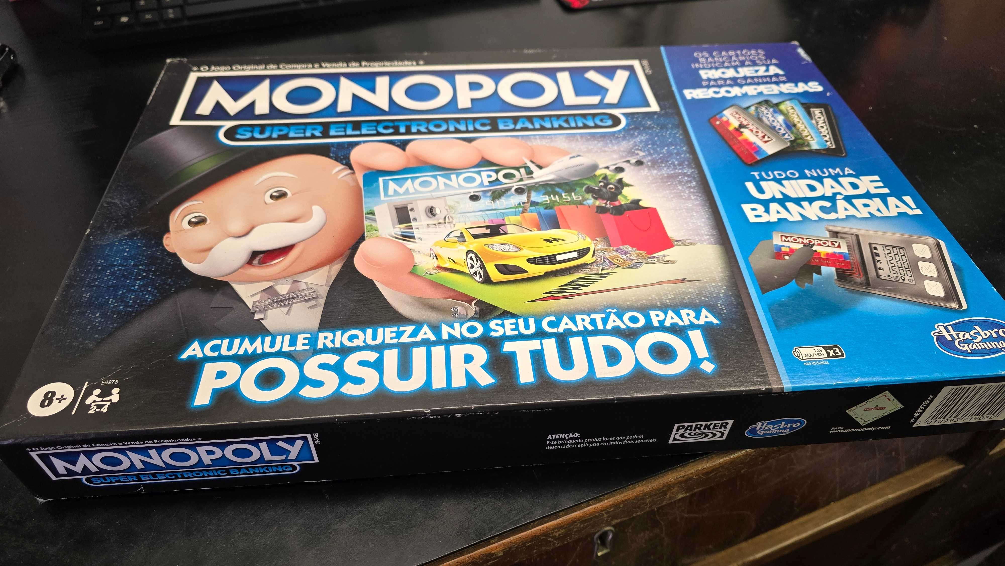 Jogo Tabuleiro Monopoly Eletrónico