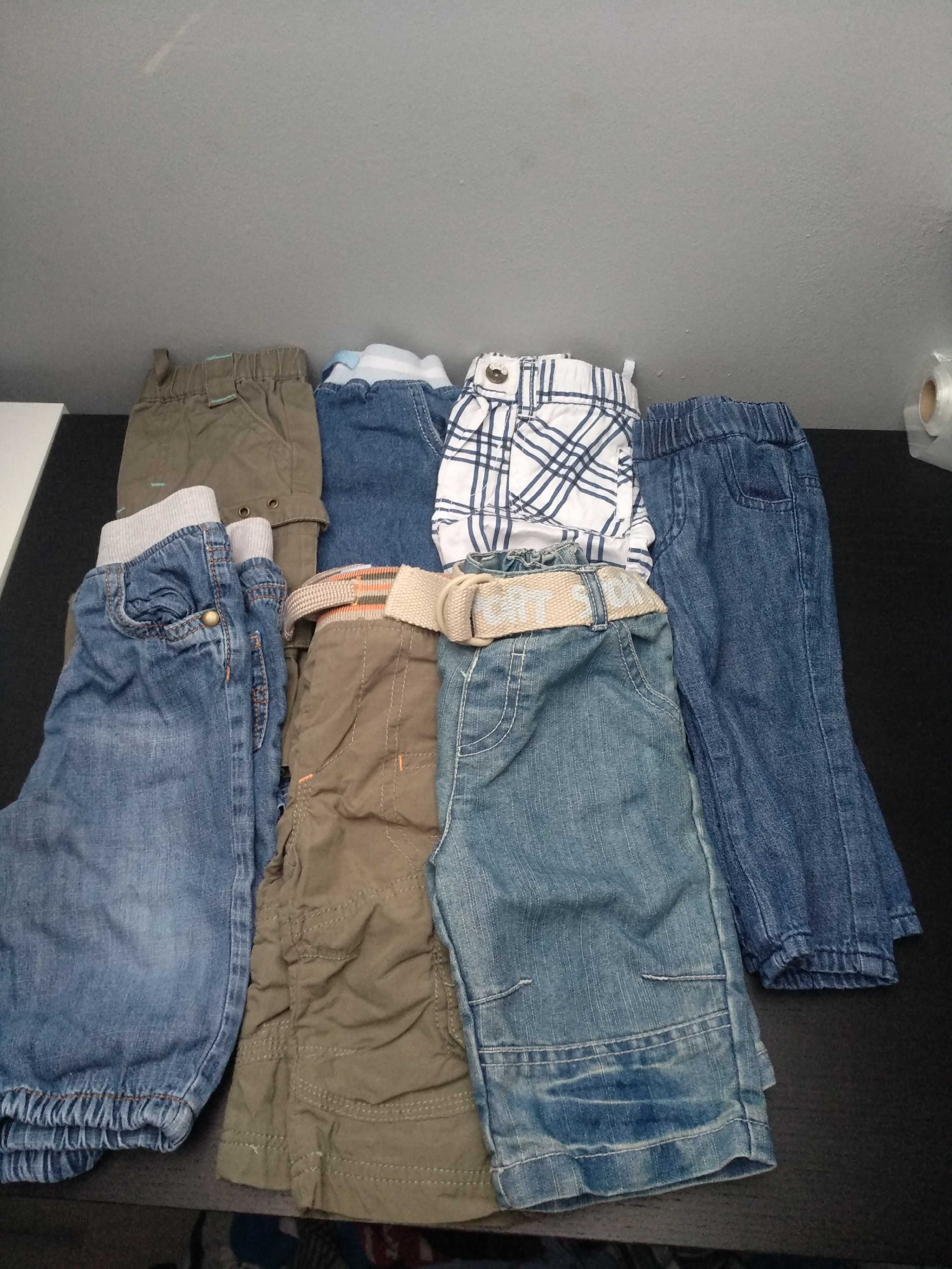 Wyprawka duża paczka paka spodnie długie jeansy bojówki