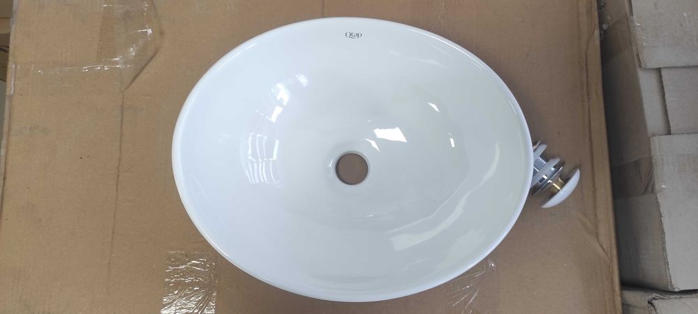 Умивальник на стільницю меблевий Dove, раковина накладна 420x330x150мм