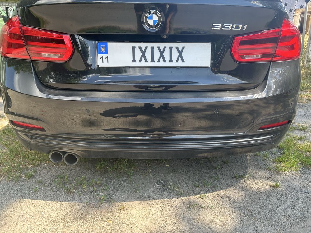 Задній бампер bmw f30 330i 2017 sport black 668