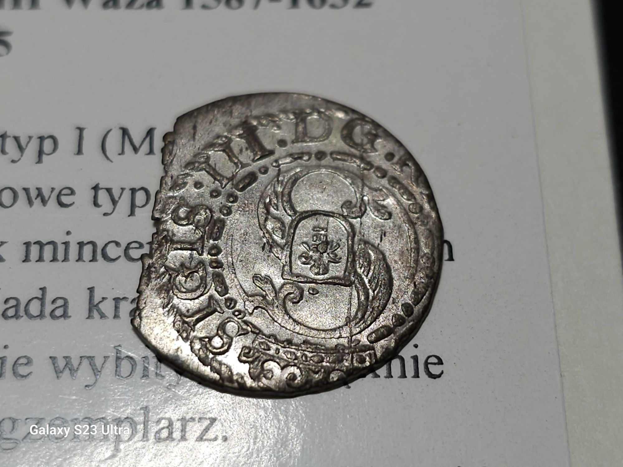 Szeląg Ryga 1615 Zygmunt III Waza